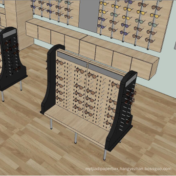 eye glasses showcase eyewear store interior design optical display tower